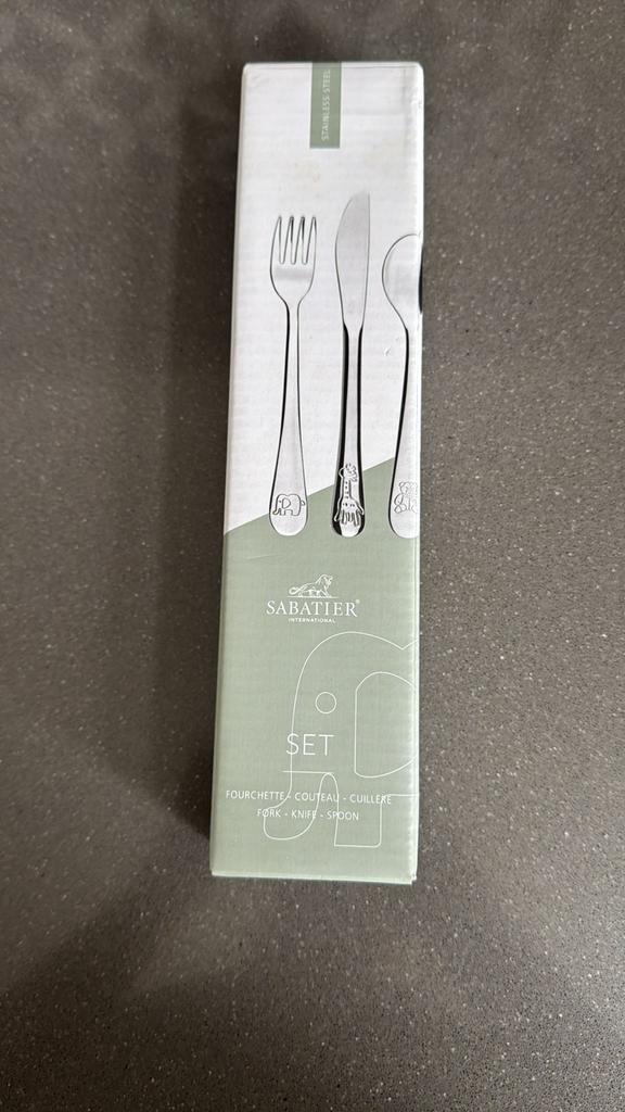 Sabatier International Bestekset RVS - Kinderbestek, Ophalen of Verzenden, Nieuw, Rvs of Chroom, Bestekset