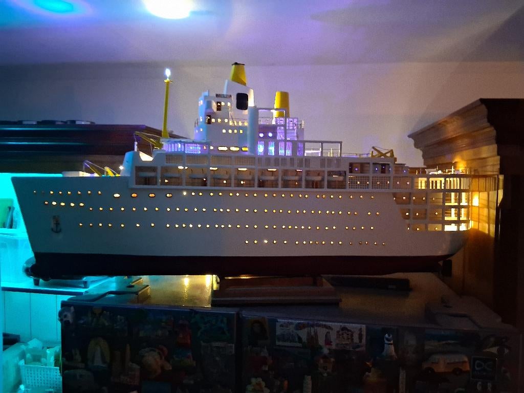 Mool cruiseschip, Ophalen, Nieuw