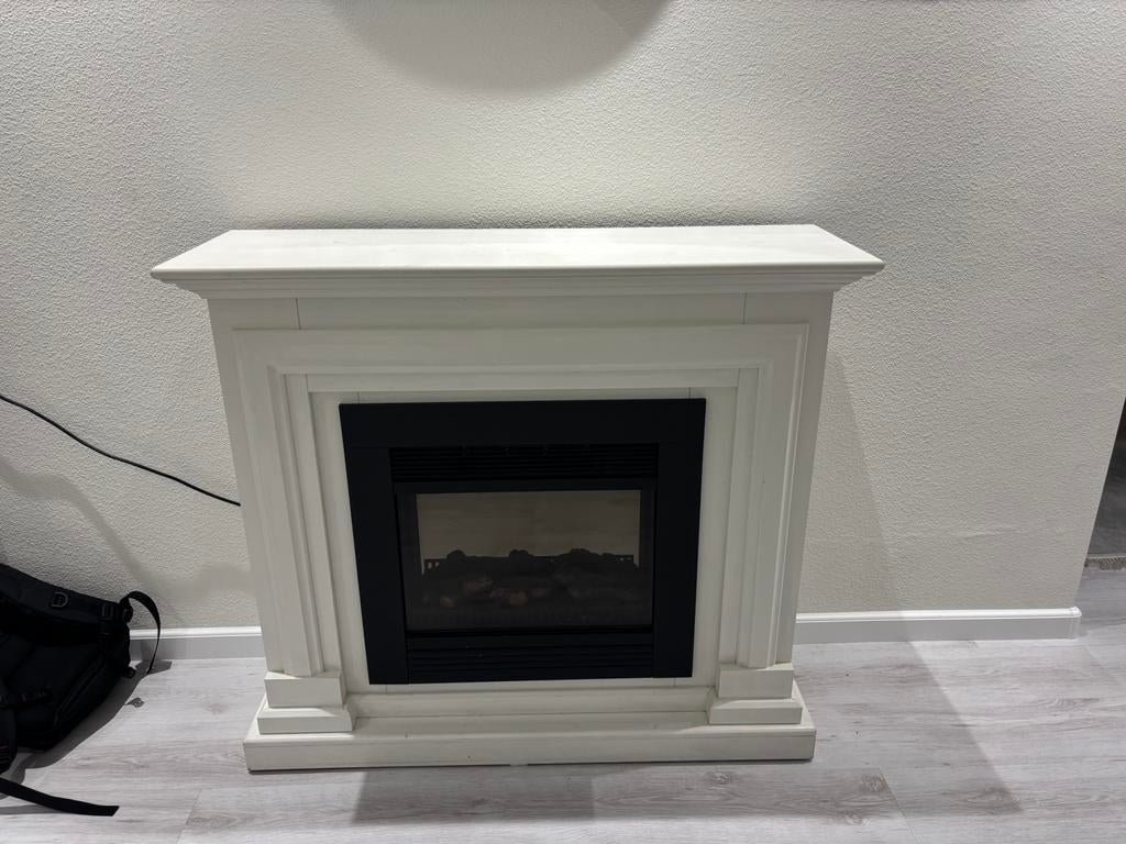 Openhaard, Ophalen of Verzenden, Zo goed als nieuw, Vrijstaande haard, Houthaard