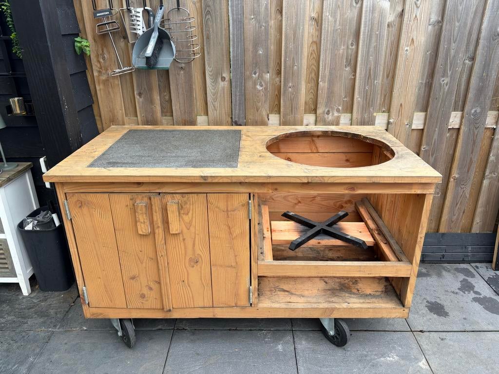 Buitenkeuken voor Kamado Large, Ophalen of Verzenden, Gebruikt, Vrijstaand