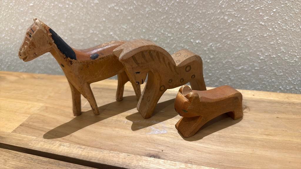 Ostheimer paard en welpje, Ophalen, Gebruikt, Rij- of Hobbelspeelgoed