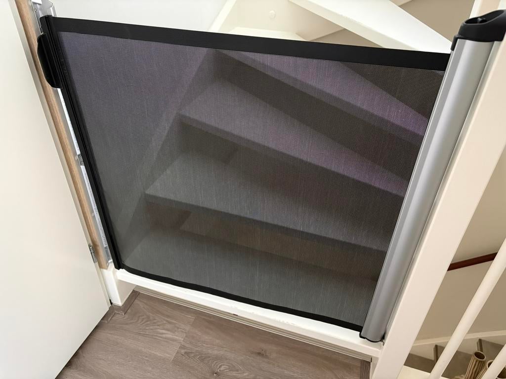 Kiddy guard traphekjes 2 stuks, Kinderen en Baby's, Traphekjes, Overige materialen, Oprolhekje, Ophalen of Verzenden, Zo goed als nieuw