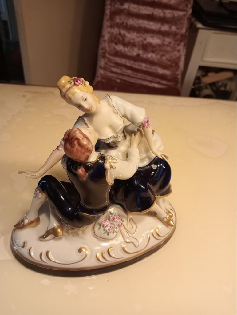 Royal Dux Porseleinen Beeldje Dansend Paar, Ophalen of Verzenden