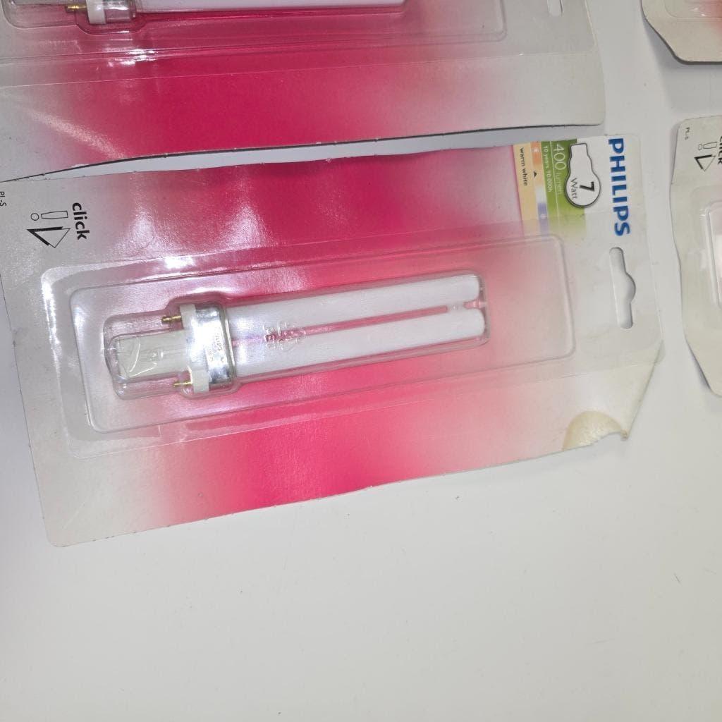 Philips PL-S lampen spaarlamp 7 watt, Huis en Inrichting, Ophalen of Verzenden, Nieuw, E27 (groot), Led-lamp