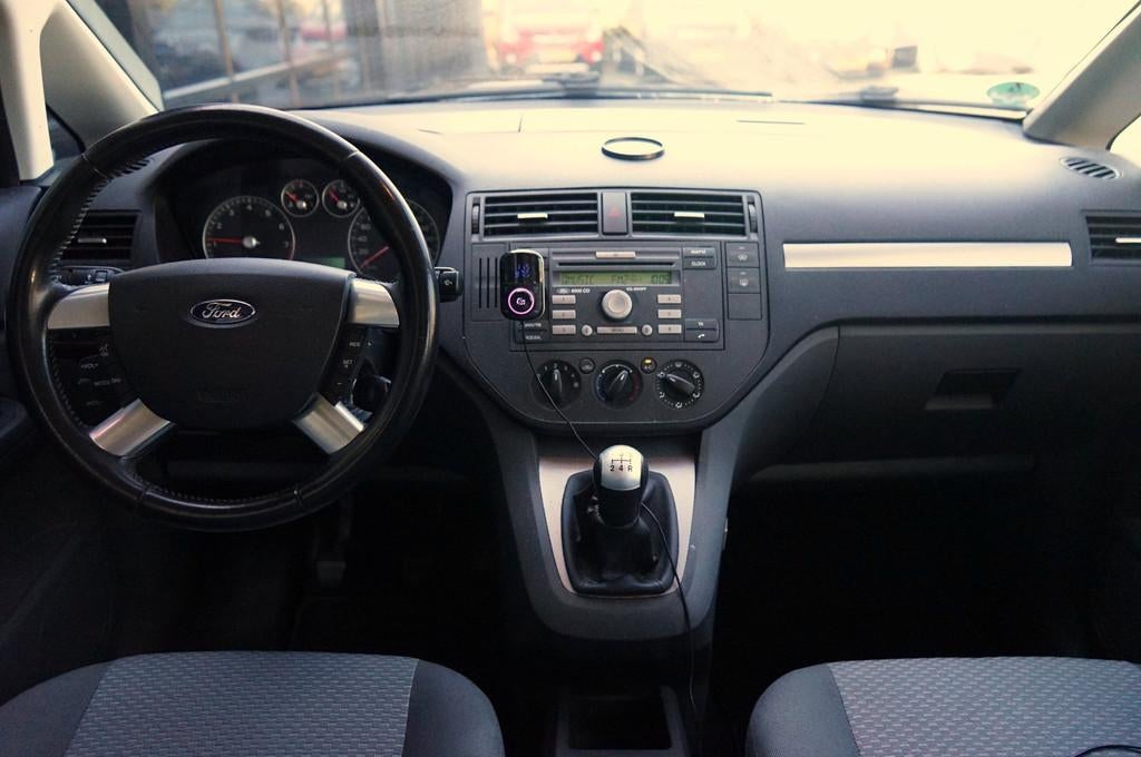 Ford Focus C-Max 1.8-16V Futura, Airco, CC, Elek pakket, Tre, Voorwielaandrijving, Gebruikt, Zwart, 4 cilinders