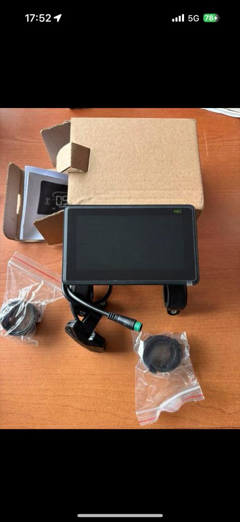 Display fatbike H6C nieuw 5 pins 6 pins, Niet ingevuld, Algemeen, Overige typen, Niet ingevuld