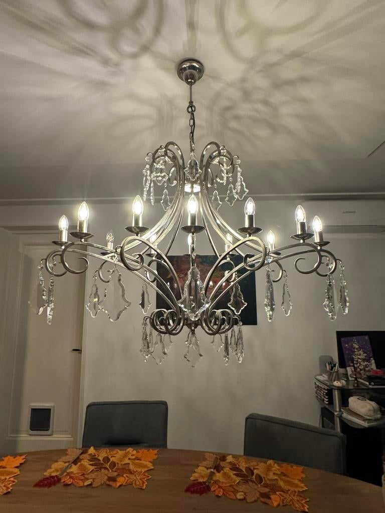 Kroonluchter, Ophalen, Gebruikt, Glas