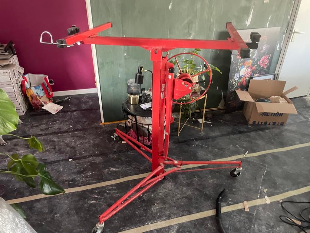 Platenlift, Doe-het-zelf en Verbouw, Bouwliften, Ophalen, Gebruikt, Bouwlift