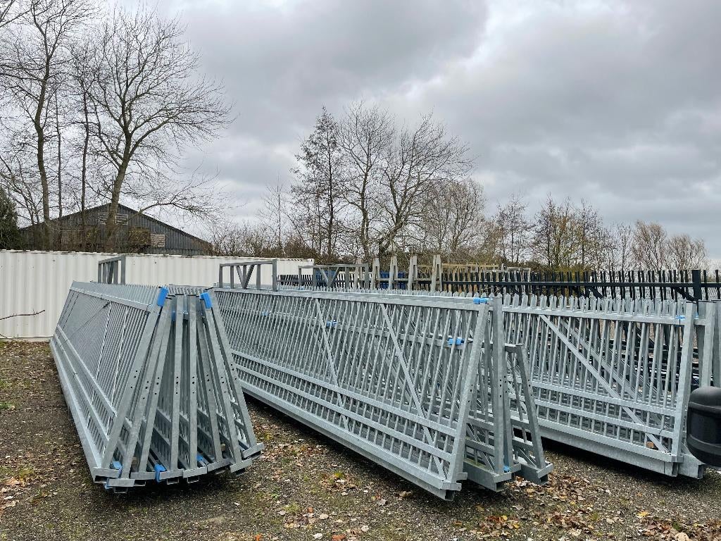 Schuifpoorten Nieuw div. maten op voorraad!, Tuin en Terras, Ophalen, Schuifpoort, Nieuw, 200 cm of meer