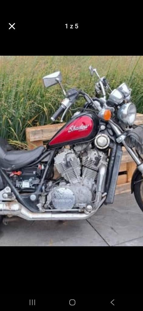 Honda Shadow VT 800 - Opknapper met schade aan voorvork, Motoren, Particulier