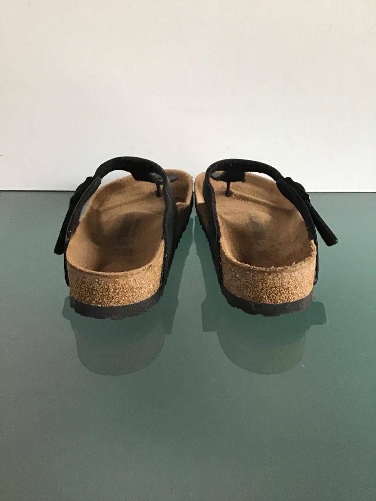Birkenstock Gizeh 38 | zwart | Gratis verzenden, Slippers, Verzenden, Zwart, Zo goed als nieuw