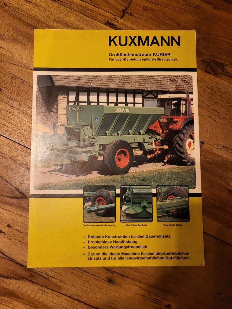 tractor folder KUXMAN streuer, Ophalen of Verzenden, Zo goed als nieuw