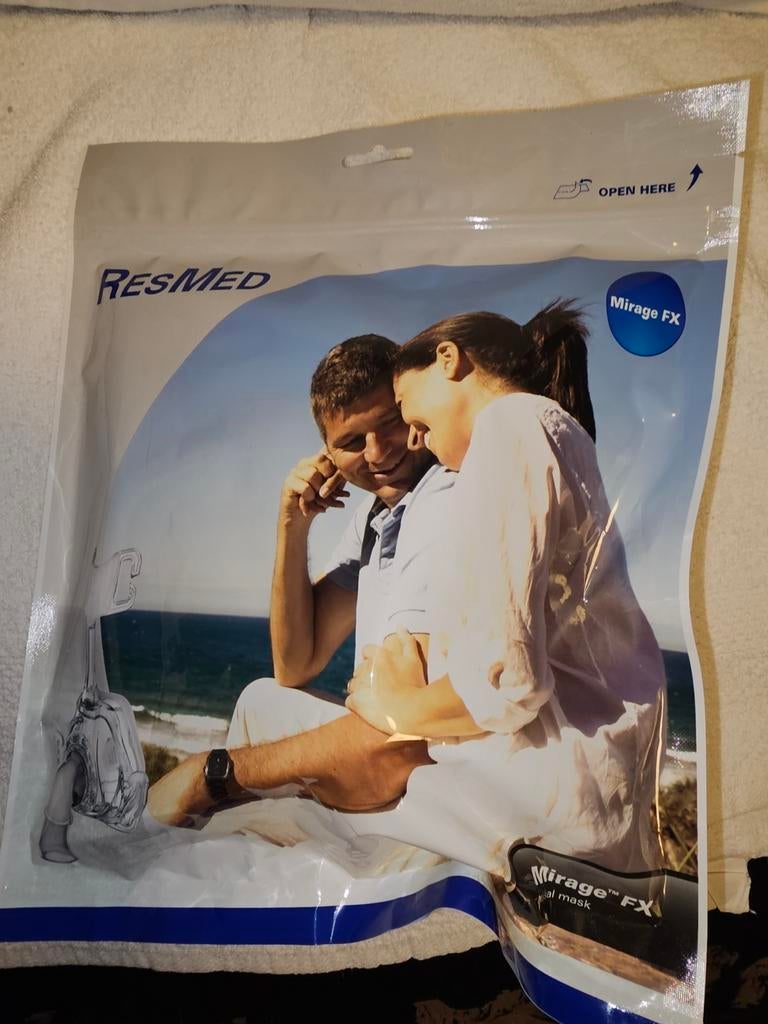 Slaapapneu cpap Resmed masker Mirage fx, Ophalen