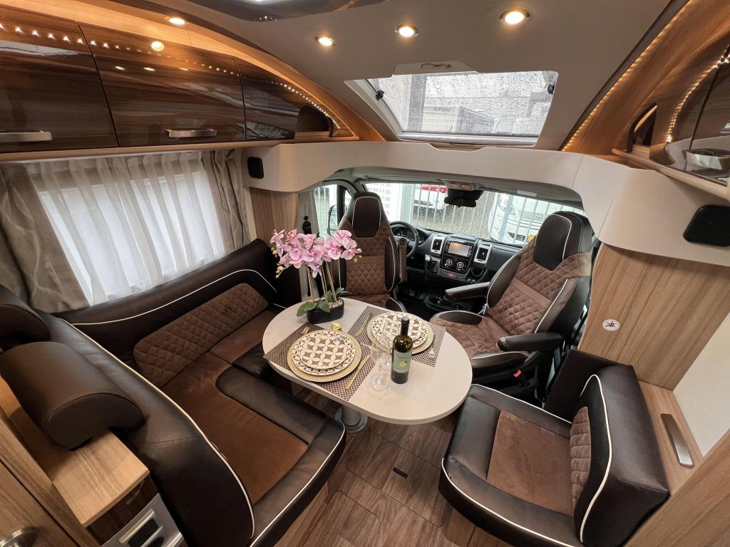 Knaus Sun Ti 650 MEG AUTOMAAT ENKELE BEDDEN EURO 6, Caravans en Kamperen, Automaat, Fiat, Bedrijf, Diesel