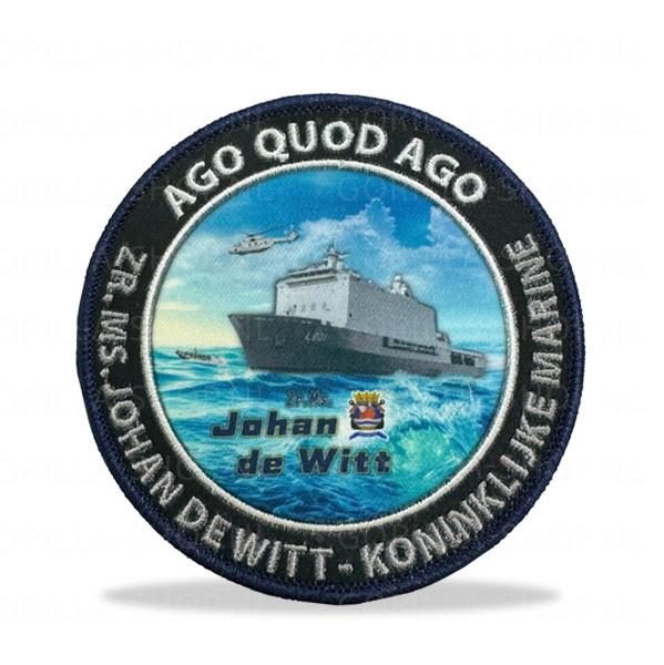 Johan de Witt (patch), Ophalen of Verzenden, Marine, Nederland, Embleem of Badge