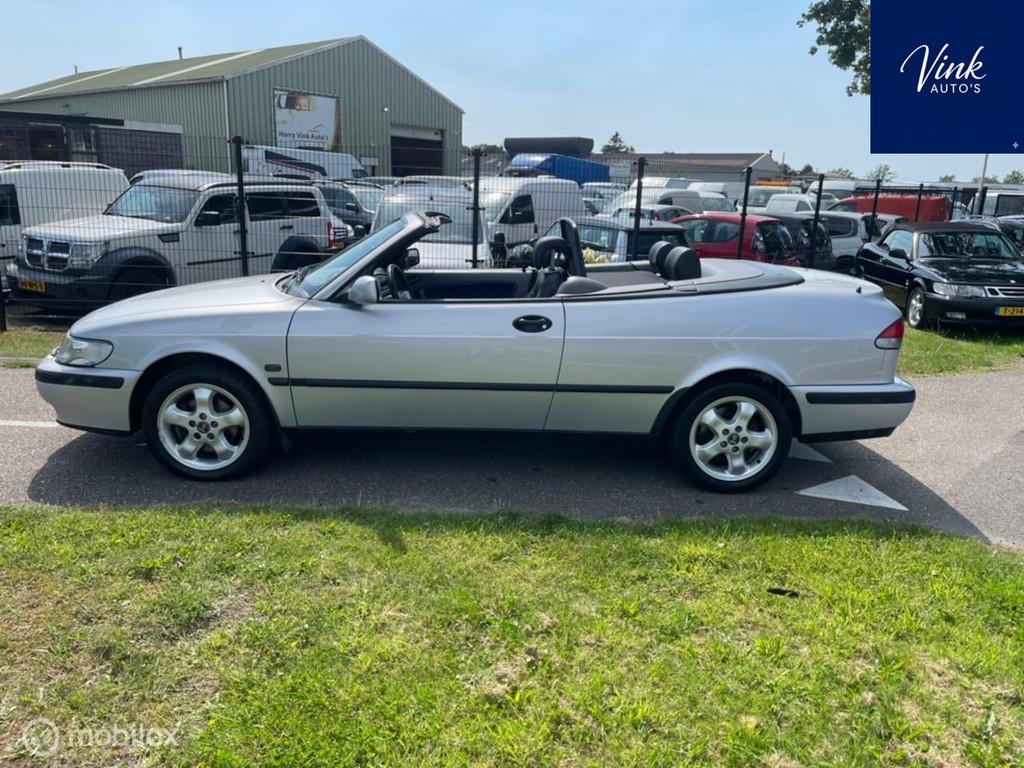 Saab 9-3 Cabrio 2.0t Senses Edition | Turbo | IN TOP STAAT |, Auto's, Saab, Voorwielaandrijving, Zwart, 4 cilinders, Leder