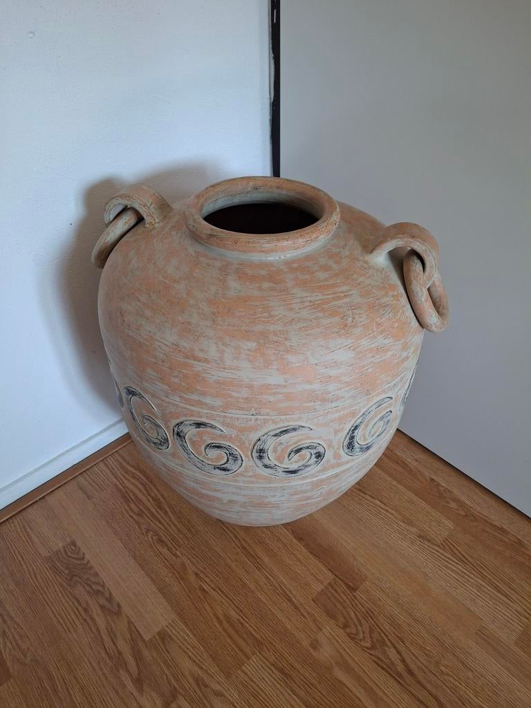 Zeer grote kruikpot - terracotta., Huis en Inrichting, Ophalen, Gebruikt, Overige kleuren, Aardewerk of Porselein