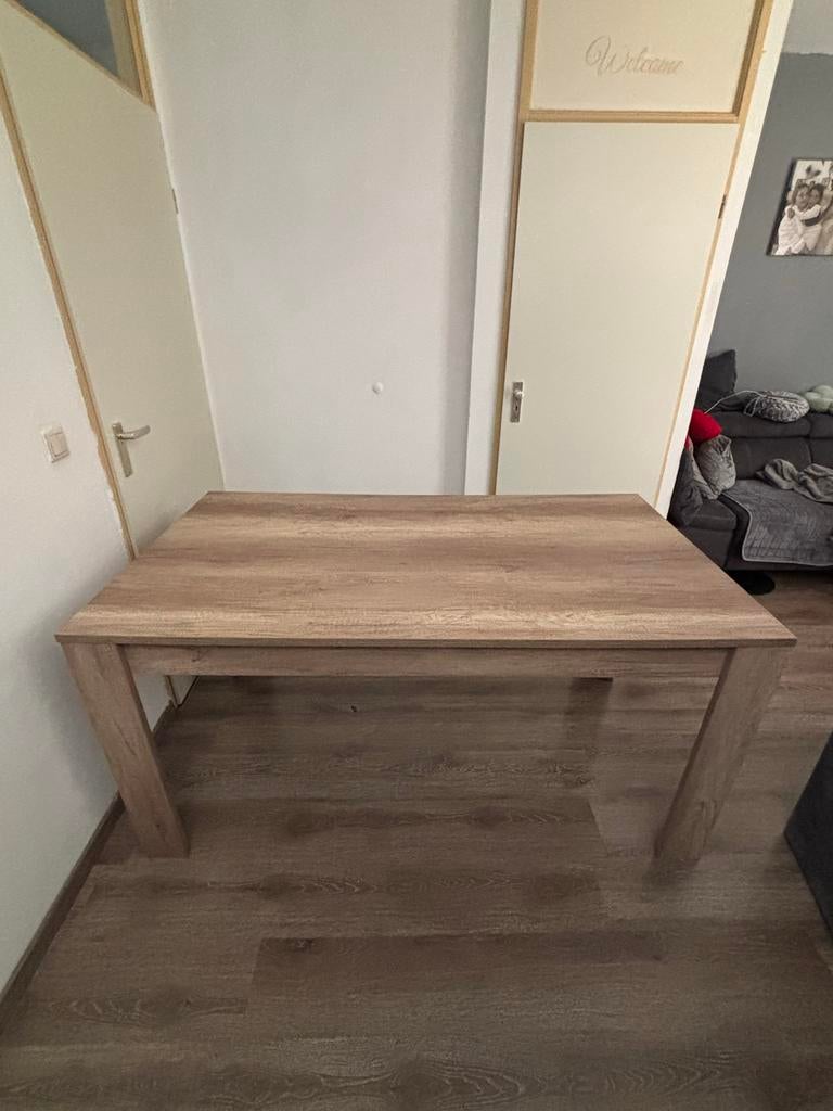 Complete Woonkamerset: Kast en Eettafel in Houtlook, Ophalen, Gebruikt