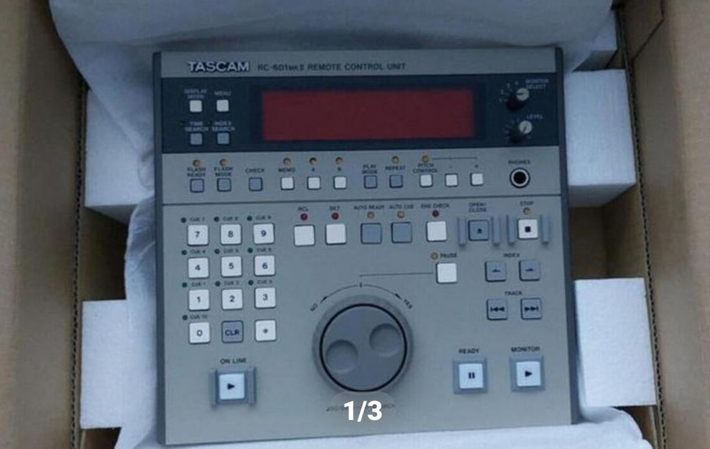 Tascam RC-601MKII Full Funct.Remote Control  (New Old Stock), Ophalen of Verzenden, Nieuw