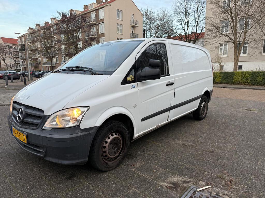 Mercedes-Benz Vito 110 CDI 320 3pers APK 01-2027 White Editi, 13 km/l, Euro 5, Gebruikt, Wit