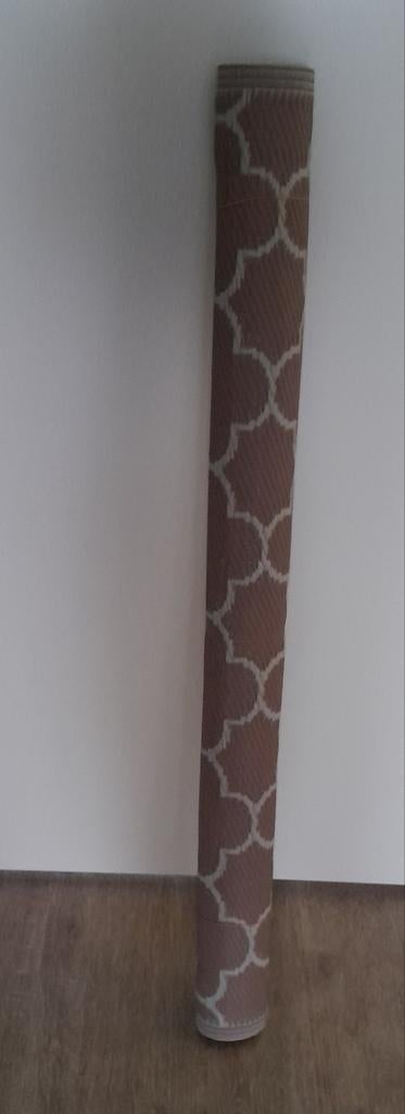 Beige/wit buitenkleed 120x180 cm, Ophalen