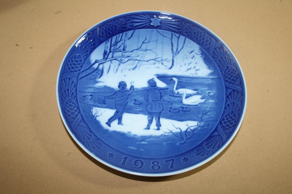 Royal Copenhagen kerstbord 1987, Ophalen of Verzenden