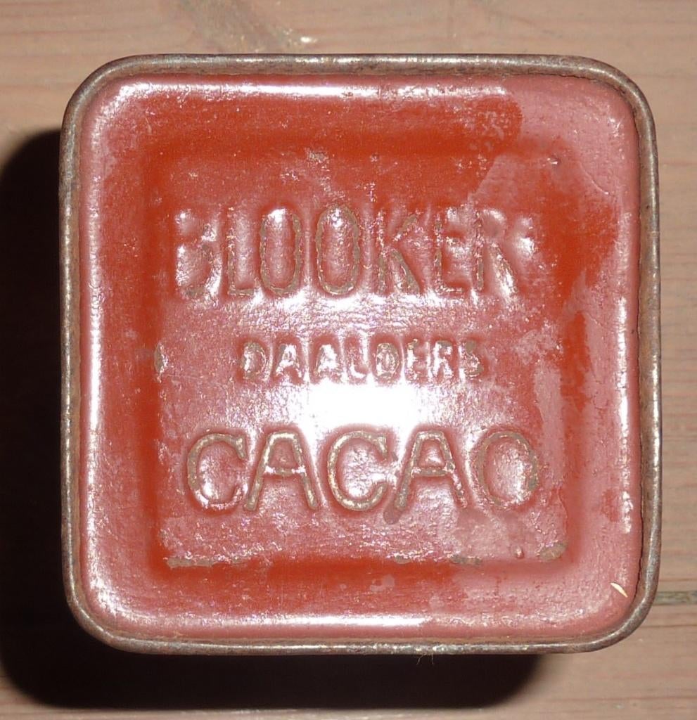 BLOOKER DAALDERS CACAO brocant busje blikje, Ophalen of Verzenden, Gebruikt, Overige, Overige merken