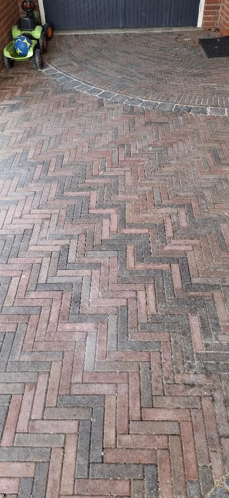 Betonklinkers waalformaat, Ophalen, Gebruikt, Klinkers, 10 m² of meer