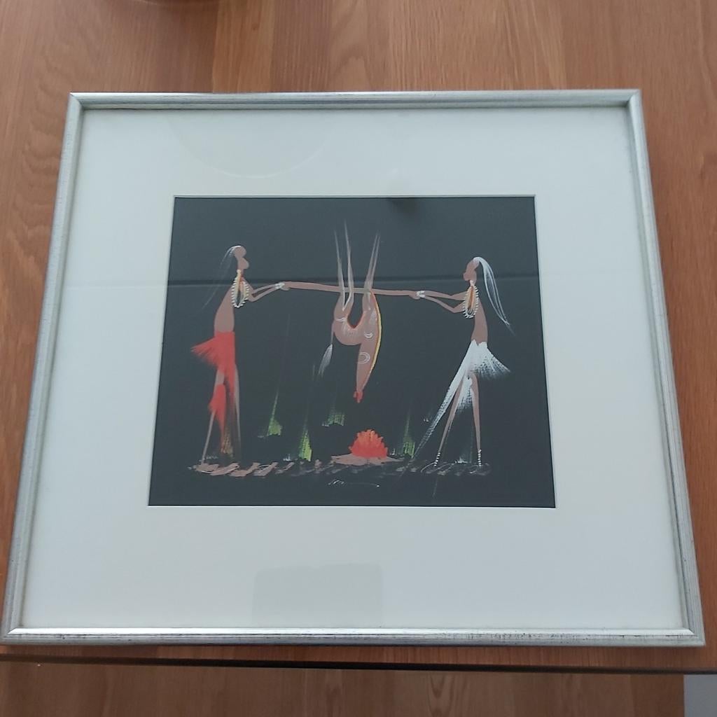 Schilderij jachttafereel, Ophalen