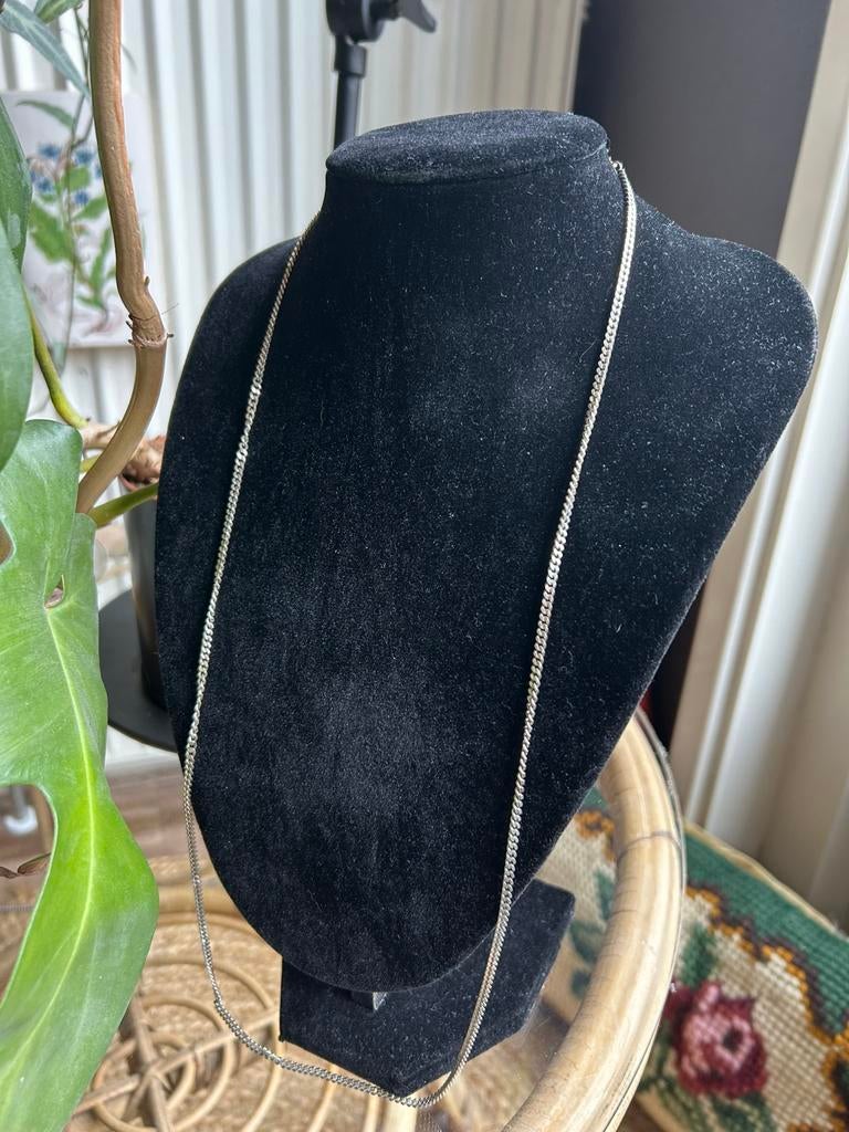 Zilveren ketting 925, Ophalen of Verzenden, Zo goed als nieuw, Zilver