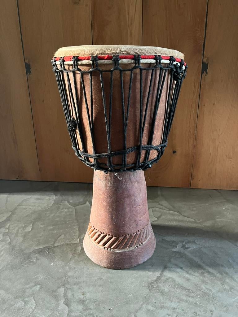 Mooie authenthieke Djembé, Muziek en Instrumenten, Percussie, Ophalen, Gebruikt, Overige soorten