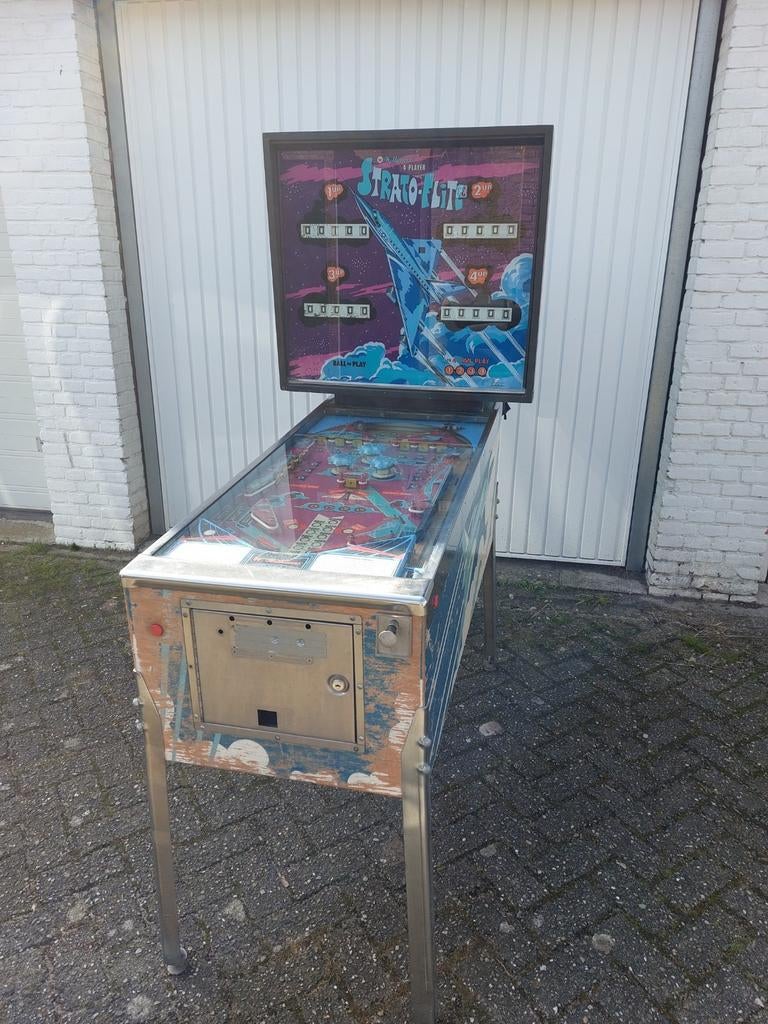 Mechanische Williams Flipperkast Strato Flite, Ophalen, Gebruikt, Mechanisch, Williams