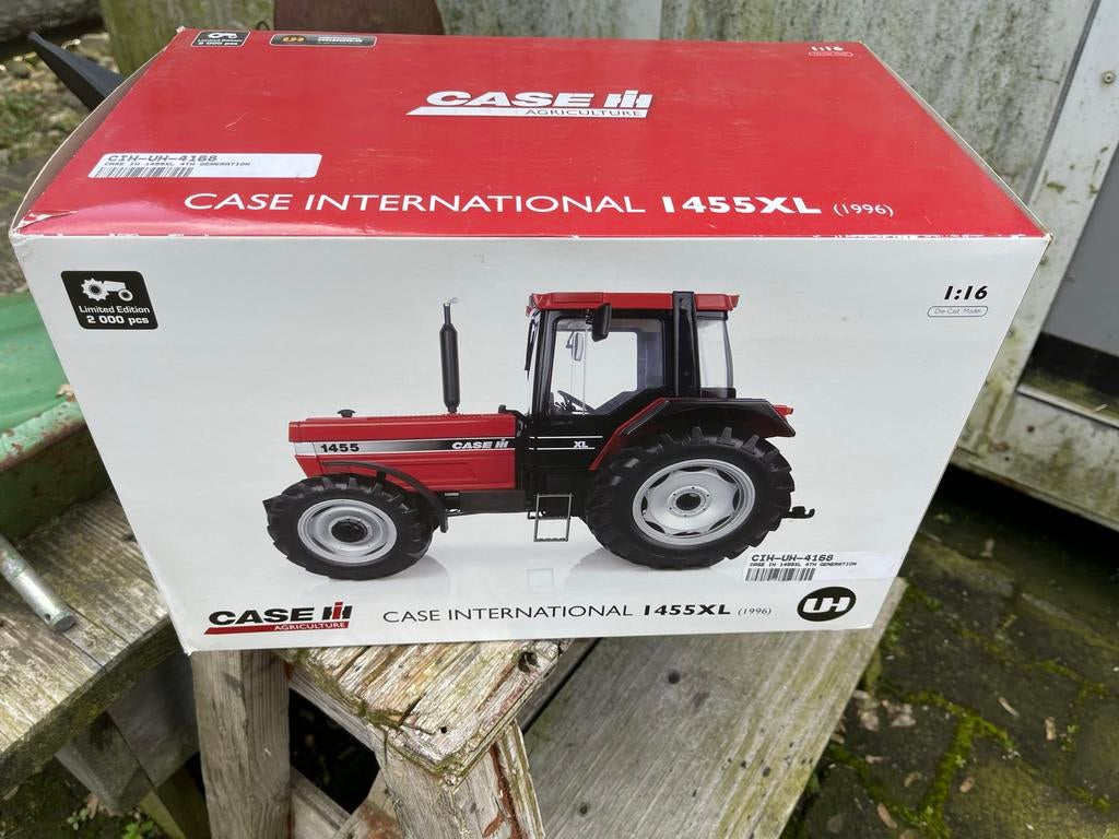 Doos Case IH 1455 UH 1/16 Tractor, Overige merken, Nieuw, Ophalen of Verzenden, Groter dan 1:32