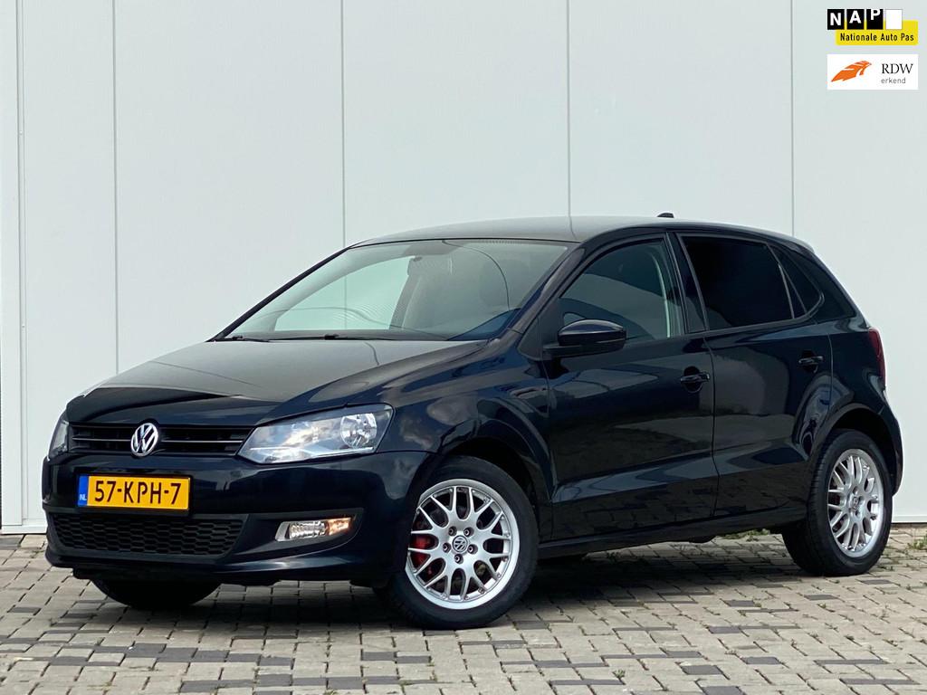 Volkswagen Polo 1.2 TSI Comfortline 5DEURS AIRCO NIEUWE MOTO, Voorwielaandrijving, Euro 5, Zwart, Handgeschakeld