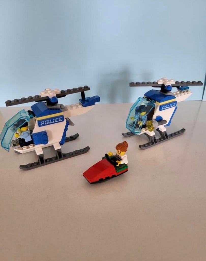 Lego city politiehelikopter met scooter, Lego, Ophalen of Verzenden, Zo goed als nieuw, Compleet