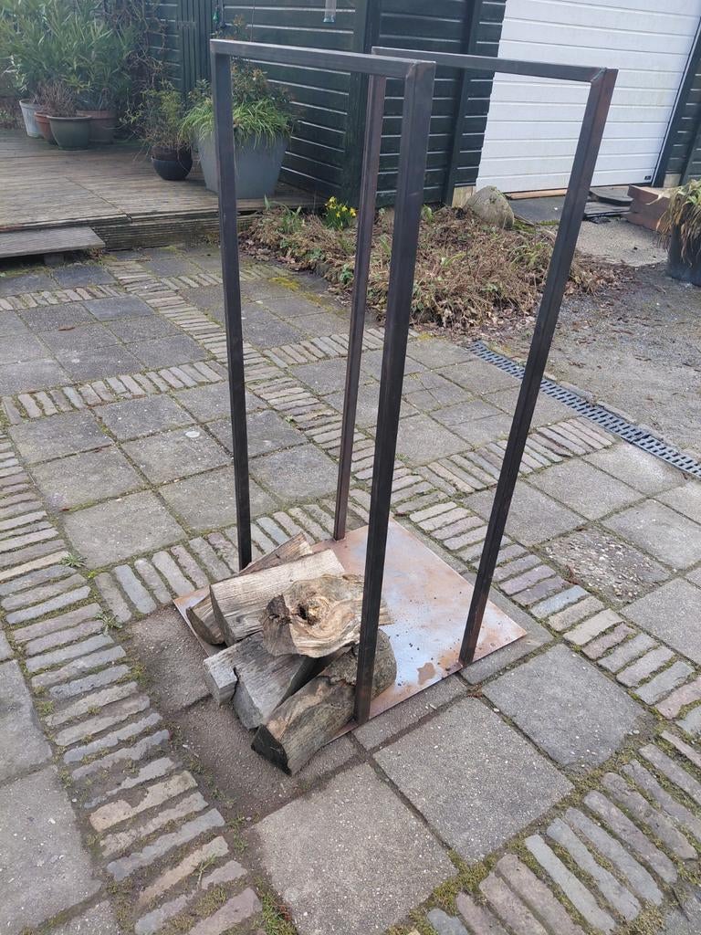 Houtopslag van cortensstaal, Ophalen, Hout, Houtkachel