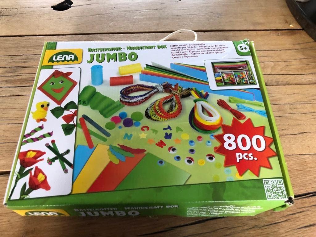 Lena knutselkoffer, Gebruikt, Meerkleurig, Overige materialen, Educatief