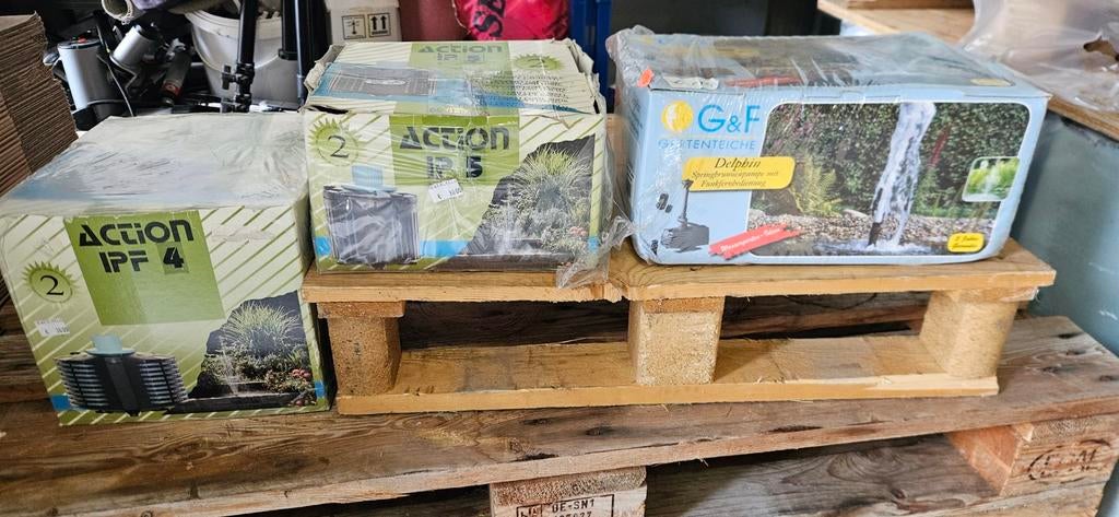 Vijverpompen , vijverfilterpompen  ,vijverslang, luchtslang, Ophalen, Nieuw, Vijverpomp