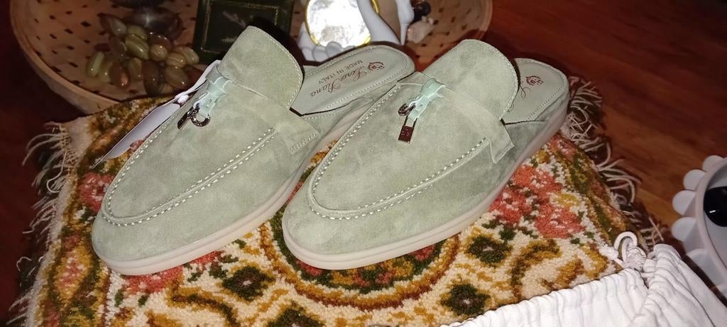 LORO PIANA ORIGINEEL&NIEUW Charms Walk Loafers Groen, Kleding | Dames, Ophalen, Nieuw, Groen, Instappers