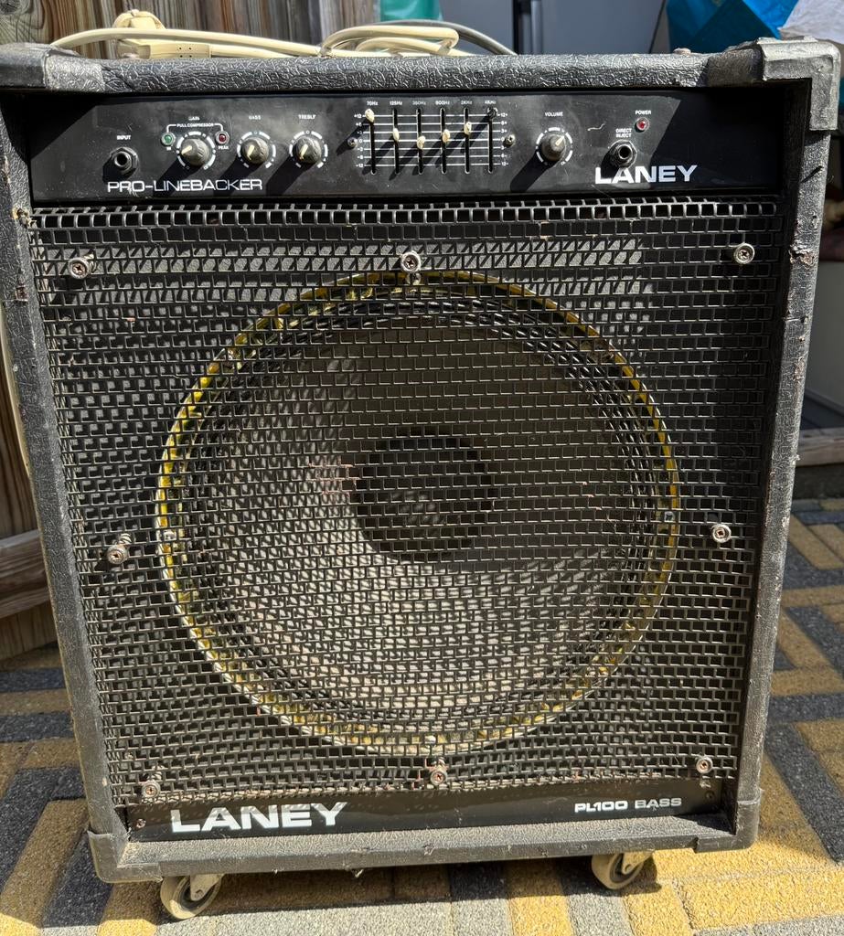 Gitaarversterker Laney PL100 Bass, Muziek en Instrumenten, Ophalen, Zo goed als nieuw, Minder dan 50 watt