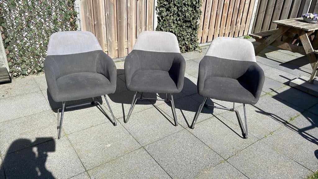 Gratis 3 stoelen, Ophalen, Gebruikt, Drie, Stof