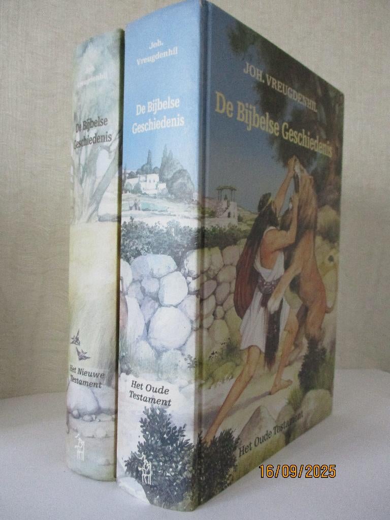 Joh. Vreugdenhil: De Bijbelse Geschiedenis(2 delen compleet), Boeken, Christendom | Protestants, Ophalen of Verzenden, Gelezen
