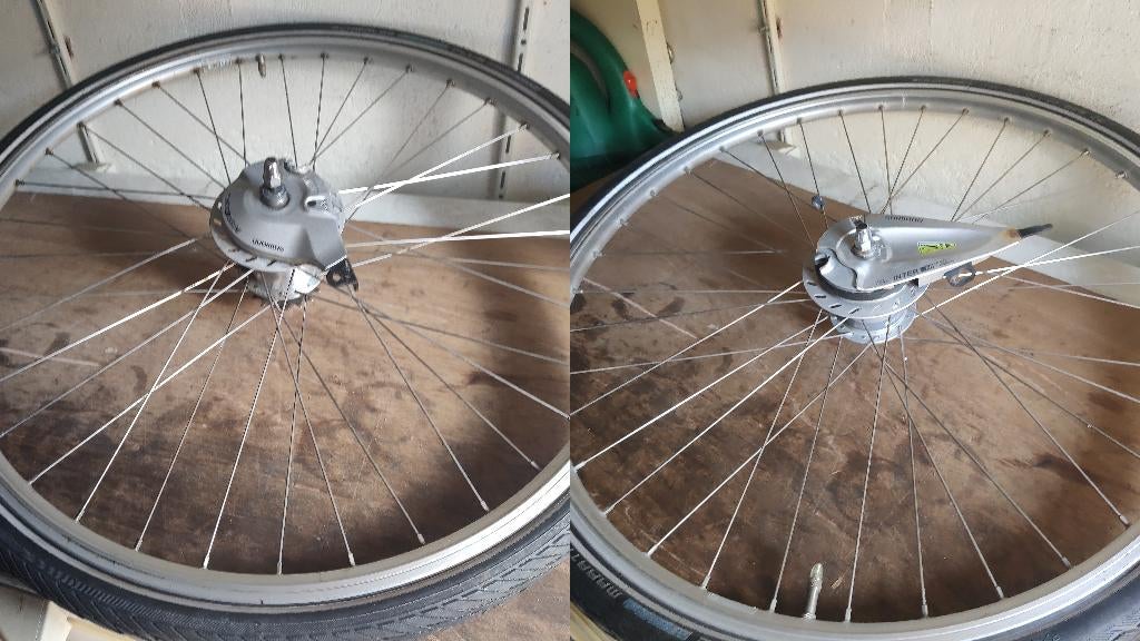 28 inch wiel set met nexus 5 versnellingen, Ophalen, Gebruikt