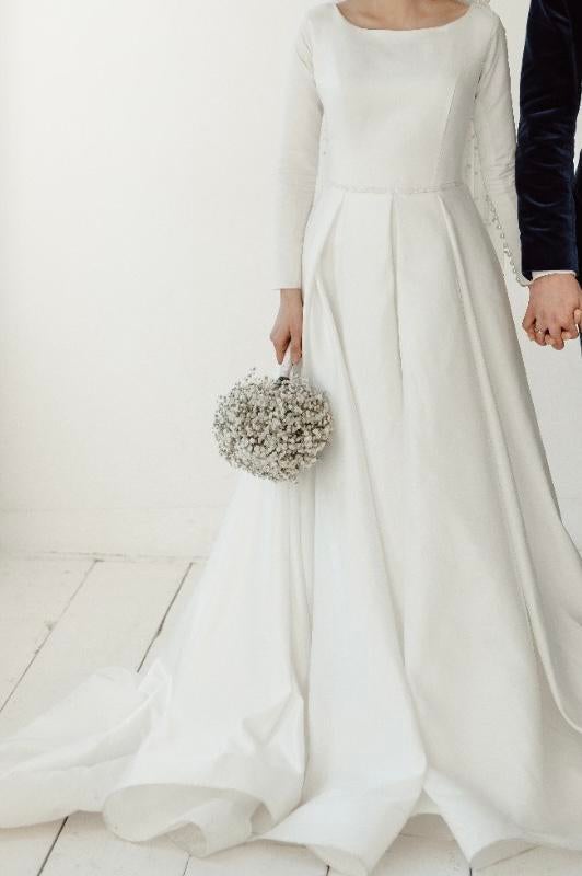 Bruidsjurk, Ophalen, Zo goed als nieuw, Wit, Trouwjurk