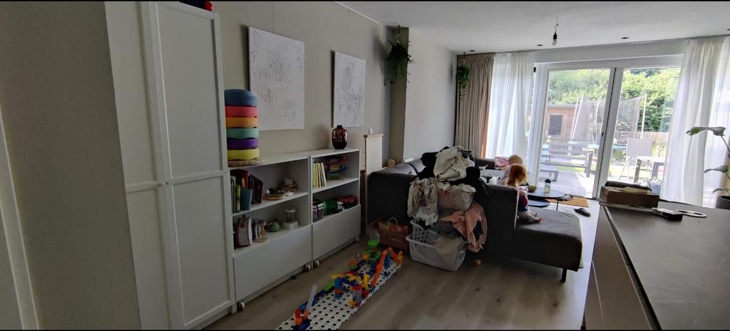 IKEA Billy boekenkast met deuren 1 groot,2 kleine, Huis en Inrichting, Kasten | Boekenkasten, Ophalen, 100 tot 150 cm, 200 cm of meer