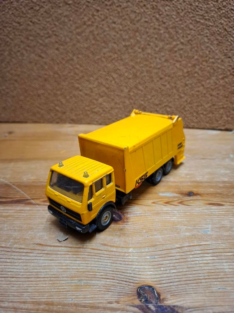 Siku Mercedes vuilniswagen, Ophalen of Verzenden, Gebruikt, Bus of Vrachtwagen, SIKU