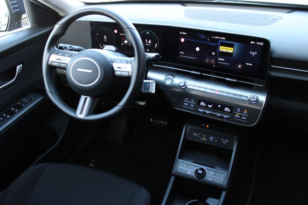 Hyundai KONA 1.6 GDI HEV Comfort Smart | Navigatie | Camera, Stof, Gebruikt, Zwart, Blauw