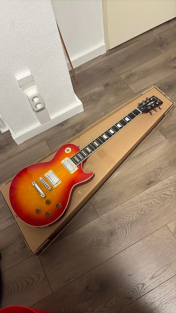 Harley Benton Les Paul model, Ophalen, Zo goed als nieuw, Solid body, Overige merken