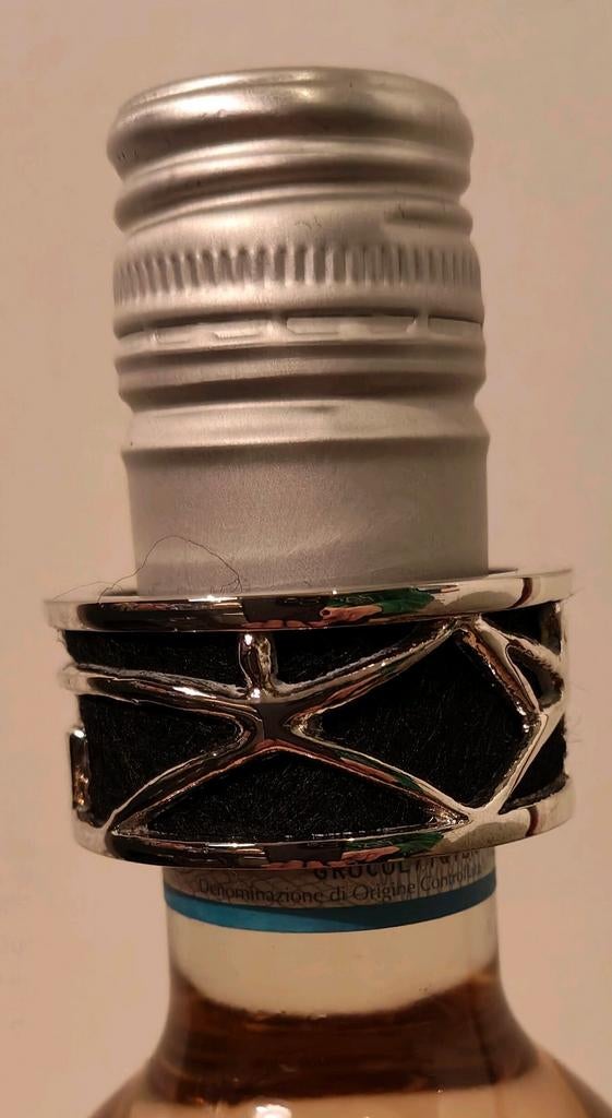 Zilverkleurige wijnring/druppelring. C. Ammerlaan, Artihove., Ophalen of Verzenden