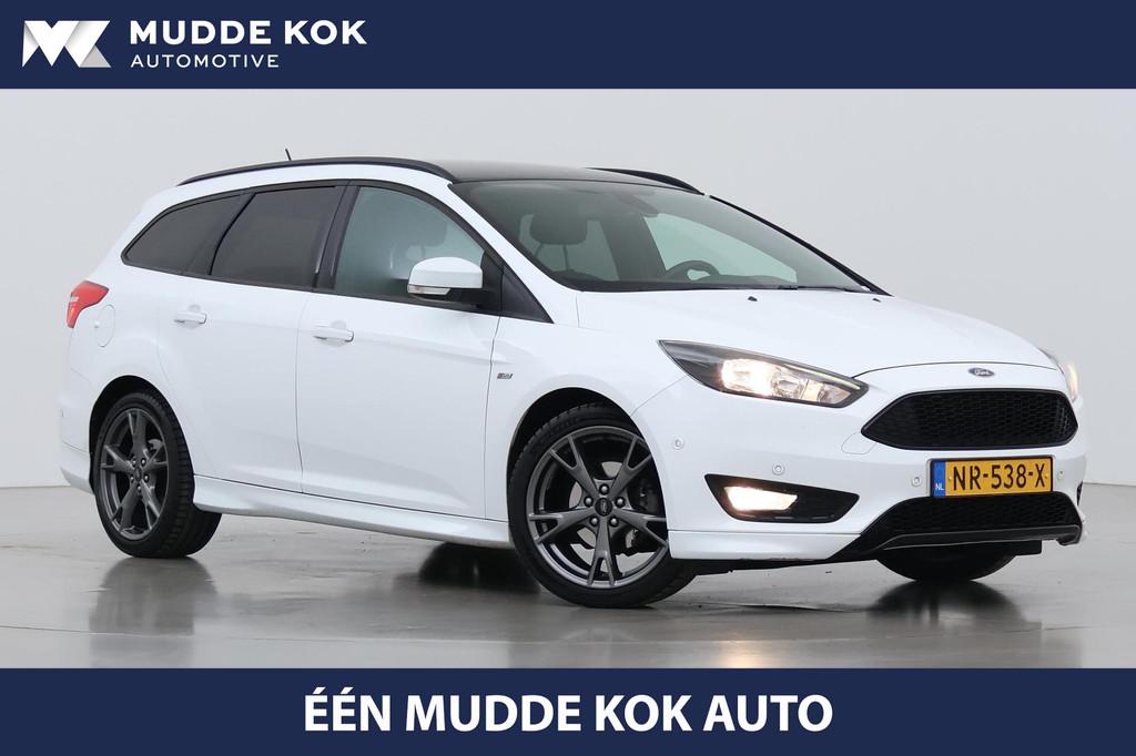 Ford Focus Wagon 1.0 ST-Line | Voorruitverwarming | PDC V+A, Gebruikt, Origineel Nederlands, Handgeschakeld, 1216 kg